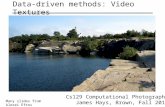 Data-driven methods: Video Textures