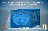 PROTECTING PEOPLE WITH TECHNOLOGY : Modernizing Peace Operations