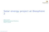 Solar energy project at Biosphere 2