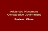 Advanced Placement Comparative Government