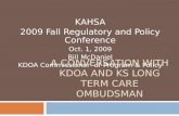A Conversation with KDOA and KS Long Term Care ombudsman