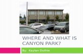 Where and What is Canyon Park?