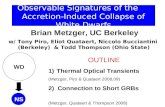 Observable Signatures of the Accretion-Induced Collapse of White Dwarfs