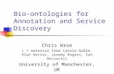 Bio-ontologies for Annotation and Service Discovery