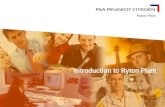 Introduction to Ryton Plant