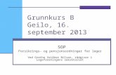 Grunnkurs B Geilo, 16. september 2013