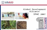 Global Development Alliance        IFAC  2007