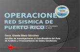 Operaciones red sismica de puerto rico