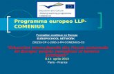 Programma europ eo LLP- COMENIUS