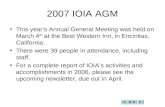 2007 IOIA AGM