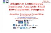 Adaptive Continuous Business Analysis Skill Development Program Adaptive  Processes  Consulting