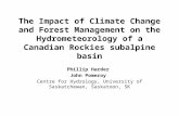 Phillip Harder John  Pomeroy Centre for Hydrology, University of Saskatchewan, Saskatoon, SK