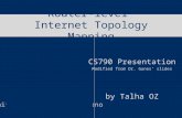 Router-level  Internet Topology Mapping