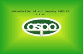 Introduction of our company ASPO CZ s.r.o.