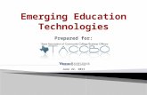 Emerging Education Technologies