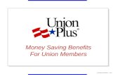 Money Saving Benefits For Union Members