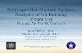 Retrospective Human Factors Analysis of US Runway Incursions (Focus: Air Traffic Control)