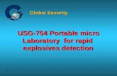 USG-754 Portable micro Laboratory  for rapid  explosives detection
