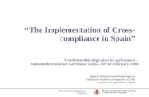 “The Implementation of Cross-compliance in Spain”