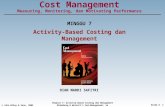 Cost Management Measuring, Monitoring, dan Motivating Performance