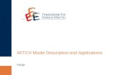WITCH Model Description and Applications FEEM