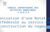 CONSEIL INTERFEDERAL DES  ACTIVITES AQUATIQUES  C.N.O.S.F