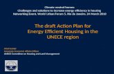 The draft Action Plan for Energy Efficient Housing in the UNECE region
