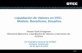 Liquidación de Valores en DTC:   Modelo, Beneficios, Desafíos Susan Tysk-Cosgrove