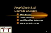 PeopleTools 8.45  Upgrade Musings