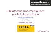 Bibliotecaris-Documentalistes per la independ¨ncia