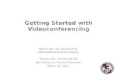 Getting Started with Videoconferencing