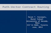 Path-Vector Contract Routing
