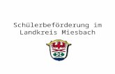 Schülerbeförderung im Landkreis Miesbach