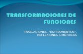 TRANSFORMACIONES DE FUNCIONES