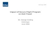 Impact of Secure Flight Program  on  DoD  Travel
