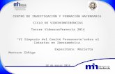 CENTRO DE INVESTIGACIÓN Y FORMACIÓN HACENDARIA  CICLO DE VIDEOCONFERENCIAS
