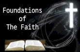 Foundations of  T he Faith
