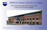 MBNA Career Services Center