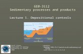 GE0-3112  Sedimentary processes and products