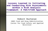 Robert Buchanan DHHS Food and Drug Administration Center for Food Safety and Applied Nutrition