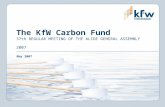 The KfW Carbon Fund 37th REGULAR MEETING OF THE ALIDE GENERAL ASSEMBLY 2007