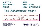 Earning Supplier Partnerships through  Principled Negotiations
