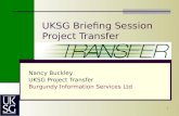UKSG Briefing Session Project Transfer
