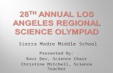 28 th  Annual Los  angeles  regional science  olympiad