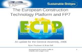 The European Construction Technology Platform and FP7