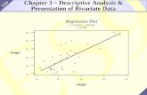 Chapter 3 ~ Descriptive Analysis & Presentation of Bivariate Data