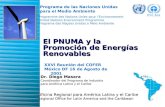 El PNUMA y la  Promoción de Energías Renovables