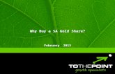 Why Buy a SA Gold Share?