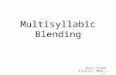 Multisyllabic Blending