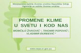 Ministarstvo za štite životne sredine Republike  Srbije Agencija za  zaštitu životne sredine